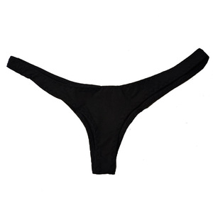 Nouveau bikini triangle à fines bretelles de style européen et américain, string sexy et chaud à taille basse, string en soie glacée à décolleté en V profond - Product Image 4
