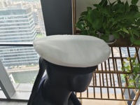 Gorra marinero de capitán White Anchor Royal Naval personalizada