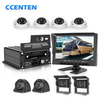 CCENTEN 10.1 pouces VGA moniteur plastique DVR système de caméra de recul GPS 8CH HDD 4G 1080P TFT LCD universel Gua 5W H.264
