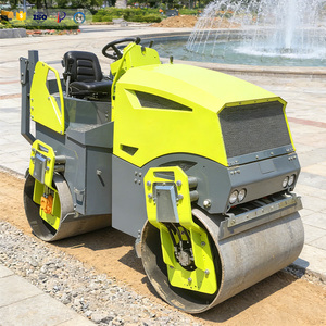 可定制工程机械2吨3吨4吨迷你压实机压路机，带橡胶轮胎压路机出售 - Product Image 4