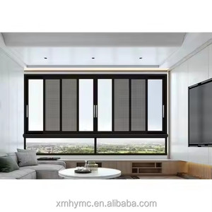 <span class=keywords><strong>Prix</strong></span> d'usine traitement fenêtre ignifuge pont cassé en alliage d'aluminium fenêtre coulissante insonorisée - Product Image 4