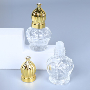 Flacon de parfum Crown Ball 6 ml, échantillon portable, perle de verre, Walker, huile essentielle haut de gamme, vide, mini - Product Image 3