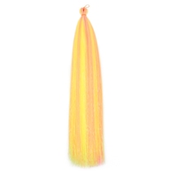 Cheveux synthétiques tressés personnalisés en fibre haute température avec paillettes brillantes pour des torsades arc-en-ciel scintillantes