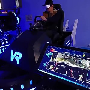 Mới 9D VR đua mô phỏng xe máy đồng tiền hoạt động trò chơi <span class=keywords><strong>Arcade</strong></span> máy thực tế ảo VR đua - Product Image 2