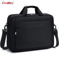 CoolBELL Factory Custom Laptop Briefcase Daily Use Large Capacity Business Men Waterproof Easy Carry Shoulder 15 Inch Laptop Bag