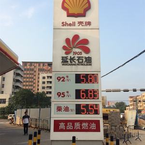 จอแสดงผล LED 7 ส่วน ความสว่างสูง พร้อมตัวเลข 88888 หลัก ดีไซน์กันน้ำ สำหรับป้ายราคาเชื้อเพลิงในปั๊มน้ำมัน - Product Image 3