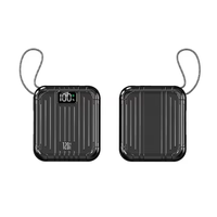 Nouveau produit 10000/20000mAh Mini Slim Portable PD22.5W chargeur d'affichage LCD de batterie externe de charge Super rapide avec câbles de charge