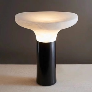 Mushroom Table <b>Lamp</b> Marble <b>Led</b> Ambient <b>Lighting</b> For Living Room Bedroom Study E27 220V Switch Control - Product Image 1