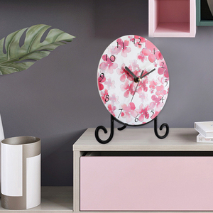 Reloj de Escritorio Decorativo al por Mayor, Regalo Personalizado, Reloj de Pared de MDF para Sublimación, Relojes de Mesa de Diseño - Product Image 5