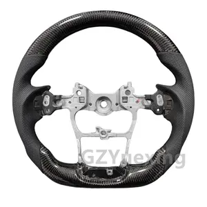 Old To New LC300 Real Carbon Fiber Sport Racing Steering Wheel For Landcruiser 300 Steering Wheel