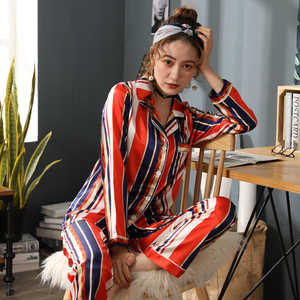 <span class=keywords><strong>Pigiama</strong></span> <span class=keywords><strong>donna</strong></span> in raso set <span class=keywords><strong>pigiama</strong></span> <span class=keywords><strong>donna</strong></span> due pezzi manica lunga cuore <span class=keywords><strong>rosso</strong></span> stampato - Product Image 2
