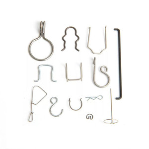 定制低价不锈钢碳钢丝弯曲弯曲弹簧，用于室内装饰配件 - Product Image 1