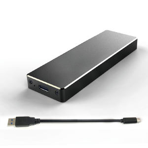 AOTECH OEM品牌Type-C NVME PCIe SSD外壳铝合金USB3.<span class=keywords><strong>2</strong></span> Gen2 10Gbps外置硬盘盒2280尺寸1年 - Product Image 4