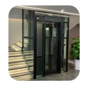 Residential Home Elevator Panoramic Glass Large Capacity Passenger Elevator Home Villa Elevator