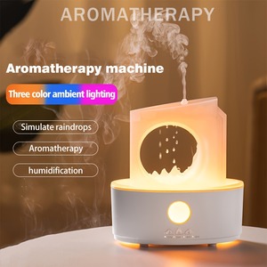 New Water Drop Aromatherapy Machine Humidifier Household Large Fog Desktop Silent Remote Control Essential Oil <b>Diffuser</b> - Product Image 2