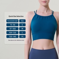 Nouveau Soutien-Gorge de Sport Haut de Gamme en Nylon Respirant, Sexy, à Bretelles Croisées, à Fort Maintien, Anti-Plis, Effet Transparent, Sur Mesure pour Femme