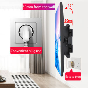 26 "-60" ekran VESA Tilt stentler braketi duvar <span class=keywords><strong>TV</strong></span> bağlar yüksek kalite kalınlaşmak 400x400 büyük <span class=keywords><strong>TV</strong></span> montaj - Product Image 4