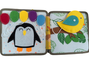 Sika Deer educativo viaje ocupado libro <span class=keywords><strong>Cervus</strong></span> Nippon niños pequeños fieltro ocupado tablero manchado ciervo Montessori juguete sensorial para niños - Product Image 3