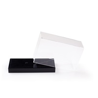 Présentoir en plexiglas avec support en acrylique hautement transparent, étui étanche à la poussière, boîte de rangement en acrylique