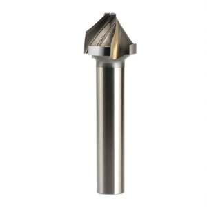 Foret conique à 90 degrés HSS TA1230 DIN 335 C à 3 cannelures, queue cylindrique, pour perçage de métaux - Product Image 2