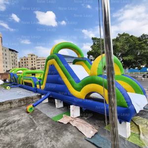 99ft Yuedong <span class=keywords><strong>Gonflable</strong></span> Obstacles Course Vert Toboggan Combo Escalade Maison <span class=keywords><strong>Gonflable</strong></span> Thème Ville Parc - Product Image 3