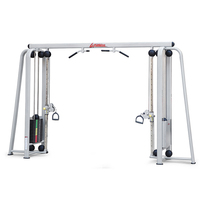 Machine de musculation professionnelle à câbles croisés réglable, double pile de poids, multifonction, pour entraînement complet du corps