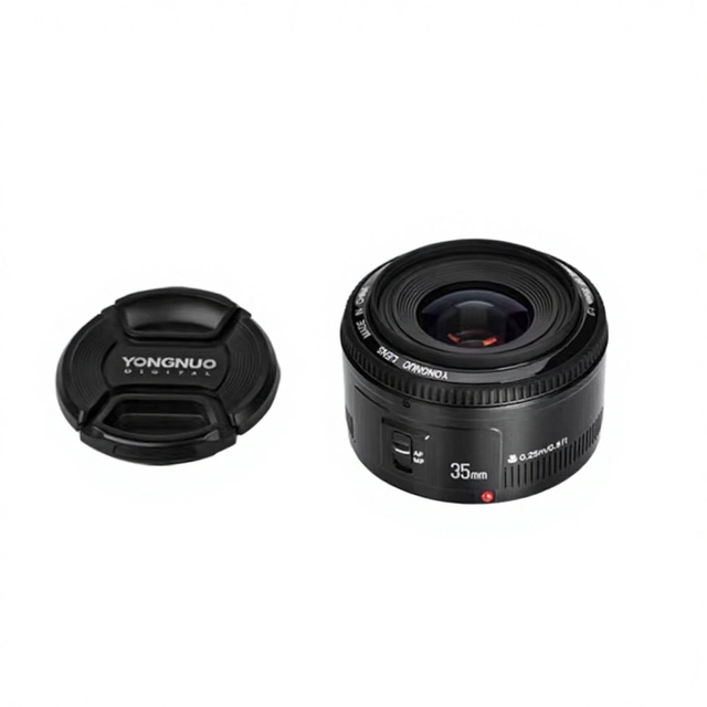 Good Yongnuo YN 35mm F 2 Lens Wide Angle Large Aperture Fixed Auto Focus Lens for Canon Lens Wide-Angle Fixed Focus Lens