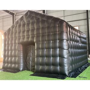 Tente <span class=keywords><strong>de</strong></span> fête cubique imperméable tente gonflable <span class=keywords><strong>de</strong></span> fête pour boîte <span class=keywords><strong>de</strong></span> <span class=keywords><strong>nuit</strong></span> location commerciale PVC noir discothèque extérieure événement explosion discothèque - Product Image 5