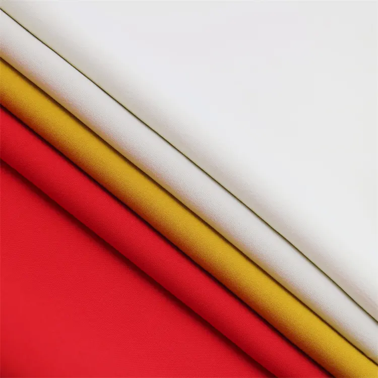 Light Weight Good Multicolor Soft 100% Polyester Stretch Elastic Satin Fabric