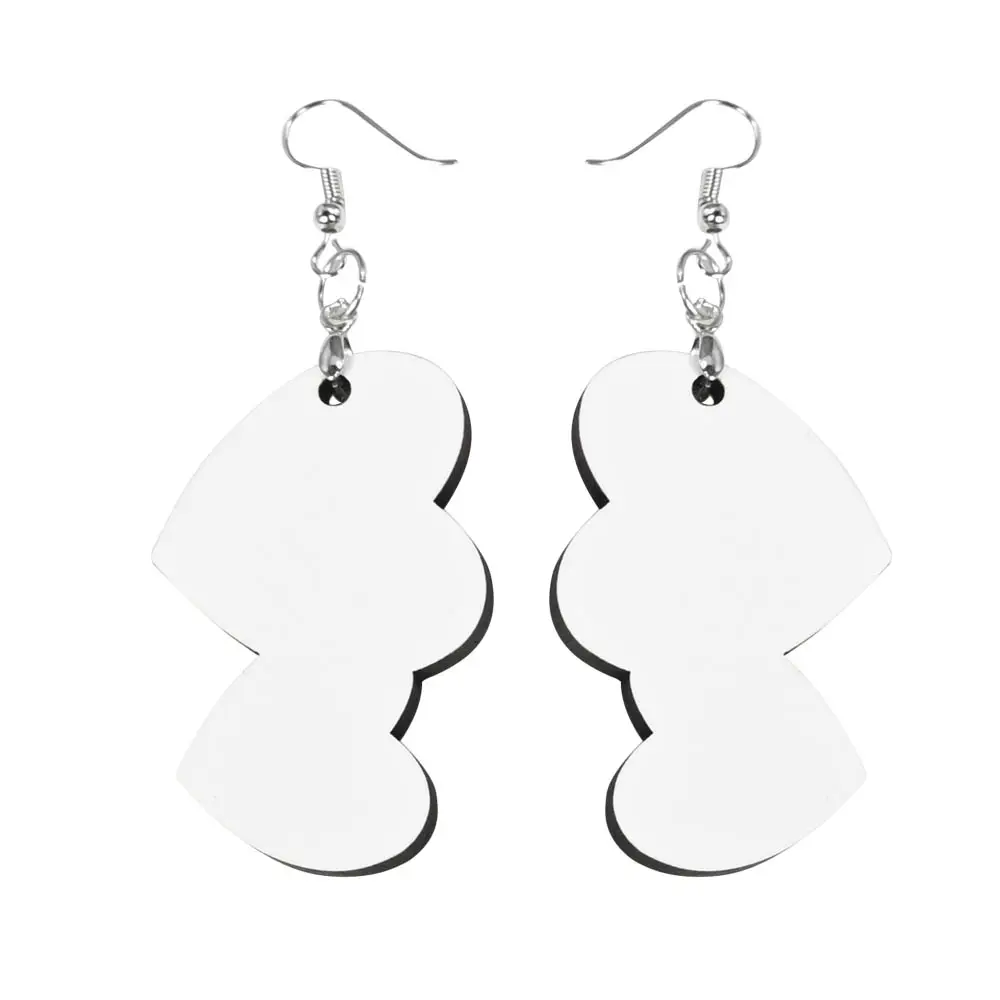 16 Pcs Sublimation Earring Blanks MDF Sublimation Printing Earrings for Chris... 
