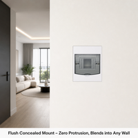 Boîtier de distribution MCB encastré 4 voies JINHAI AE-4 150A 380V en plastique ignifuge avec couvercle transparent IP30 pour équipement intérieur