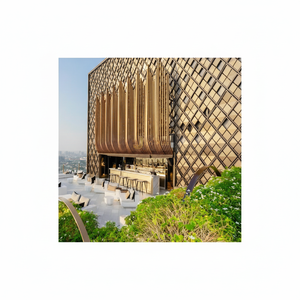 Li13 2024 Luxury <b>Modern</b> Design Stainless Steel 3D Decorative Wall Panel Construction Metal Curtain Wall System - Product Image 1