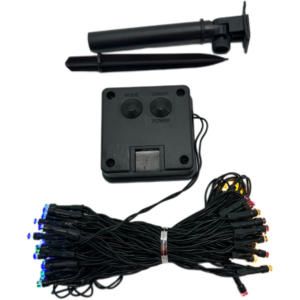 Iluminación LED multicolor al aire libre IP65 Cadena decorativa LED Luz <span class=keywords><strong>de</strong></span> <span class=keywords><strong>Navidad</strong></span> solar para uso residencial - Product Image 5
