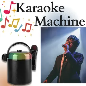 Hot KTV Bluetooth Speaker Karaoke Bar Small Stereo Voice Changer Karaoke Speaker with mic and Bluetooth