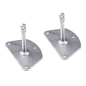 Thép Không Gỉ Nổi Kệ Chân Đế Trang Trí Nội Thất Khung Kim Loại Nickel Mạ Bằng Gỗ Bảng Kết Nối T-Hình Sửa Chữa Khung - Product Image 5