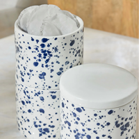 Porte-ustensiles cylindrique moderne en céramique avec finition émaillée, écologique, durable, multifonctionnel, pour cuillères et couteaux, pour la cuisine à domicile