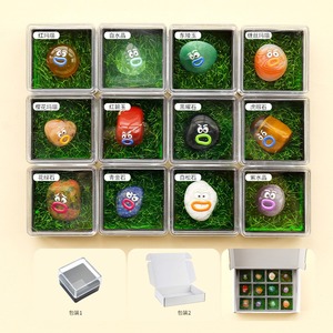 Piedra caída de cristal Natural DIY Em <span class=keywords><strong>Oji</strong></span> Pack decoración Mini piedra preciosa DIY lindo regalo de cristal de piedra de dibujos animados para niños y niñas - Product Image 2
