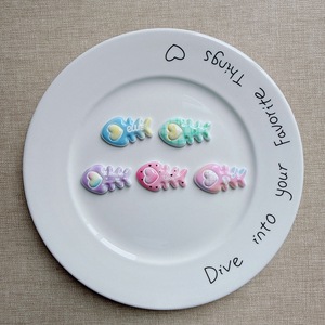 Nuevos Adornos de Resina con Diseño de Espina de Pescado, Coloridos y con Temática de Dibujos Animados, para Manualidades, Decoración de Fundas de Teléfono y Horquillas para <span class=keywords><strong>Niñas</strong></span> - Product Image 4