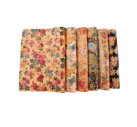 Feuille de cuir PU en liège naturel du Portugal INFOCORK 45*30CM - Imprimée pour la fabrication de sacs fourre-tout, de portefeuilles et de sacs à main