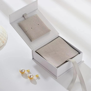 Microfiber Pouch Insert Set for Jewelry Boxes Box Bag with <b>Drawer</b> for Bracelet Necklace Earring Jewelry Plus Packaging - Product Image 2