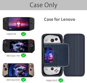 Étui rigide en EVA brillant pour Legion <span class=keywords><strong>Go</strong></span> S/MSI Claw 8 AI + PC Gaming Console Only Case - Product Image 2