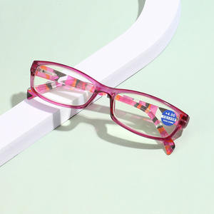 보얀 슬림 골드 안티 블루 라이트 PC 돋보기 꽃 인쇄 여성 남성 컴퓨터 보호 + 1.0 1.5 2.5 3.0 3.5 안경 - Product Image 2