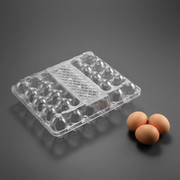 Fabricant d'usine de Qingdao, boîte d'emballage pour œufs de poulet en plastique PET jetable sur mesure, barquette en blister pour œufs de volaille