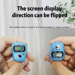 Contador Manual de 5 Dígitos al por Mayor, Contador de Dedos, Anillo Musulmán con Pantalla LED, Plástico, Alimentado por USB con 1 Año de Caché de Datos - Product Image 5