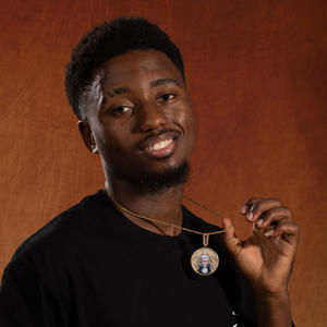 Pendentif en pierre avec médaillon photo personnalisé Hip-Hop avec zircon baguette, breloques en cristal, chaînes en <span class=keywords><strong>or</strong></span> plaqué, fournitures pour la fabrication de bijoux - Product Image 3