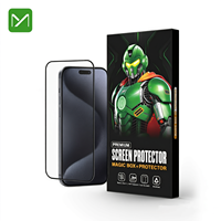 Pelindung Layar Kaca Tempered Anti Guncangan 3D Terlaris untuk IP14PM 16PM 18PM