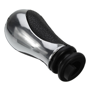 Pommeau de levier de vitesse de voiture, 5 vitesses, en alliage d'aluminium noir argenté, ergonomique, adapté pour citroën C2 C3 C4 C5 C8 - Product Image 5