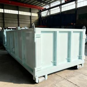 Benne à crochet <span class=keywords><strong>de</strong></span> chantier haute résistance avec porte, conteneur à déchets <span class=keywords><strong>de</strong></span> bonne qualité, benne à déchets à décharge latérale - Product Image 6