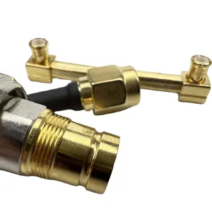 Conectores VWR <1,25 BNC TNC SMX SSMA SMC SSMC SMB SSMB UHF N conector coaxial y conectores de cable de montaje