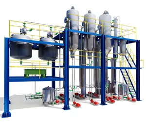 Fecl2 waste water evaporator system multiple effect force circulation MVR mechanical vapor recompression evaporator plant